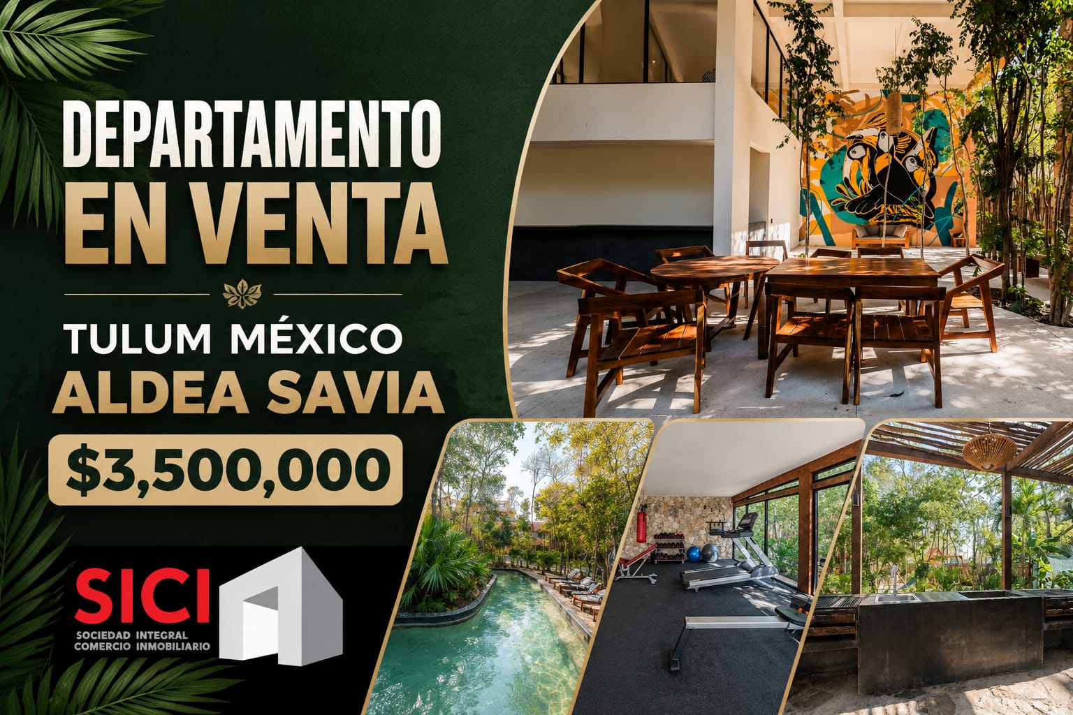 DEPARTAMANTO EN TULUM MÉXICO