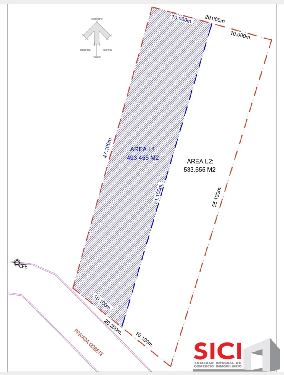 TERRENO EN SAN FELIPE DEL AGUA