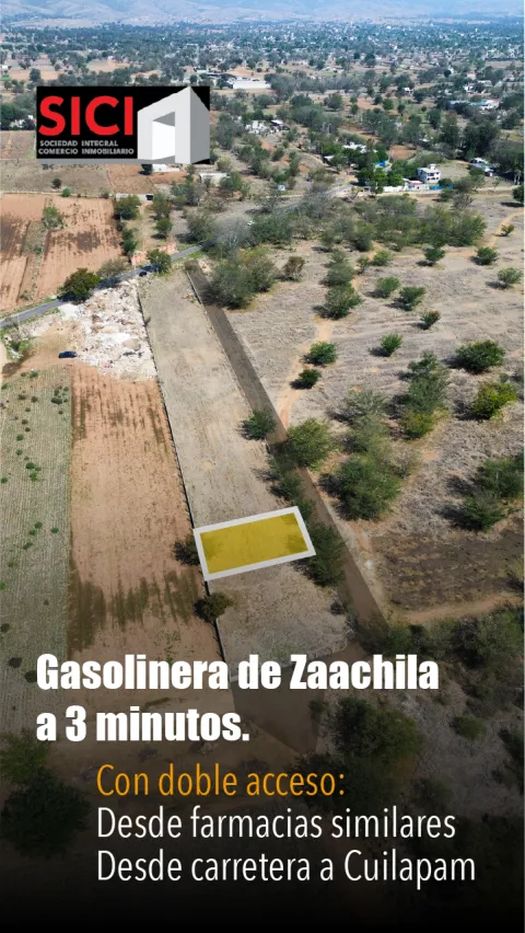 Sabores de Zaachila. Lotes a 5 min de la gasolinera.